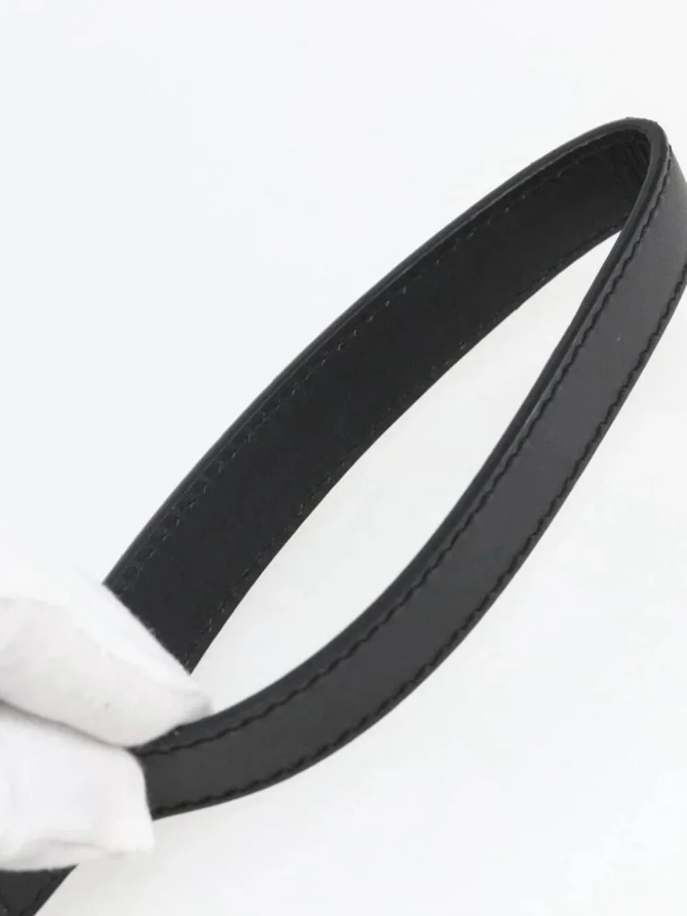 GUCCI Diamante Clutch Bag PVC Leather Beige - Picture 12 of 16